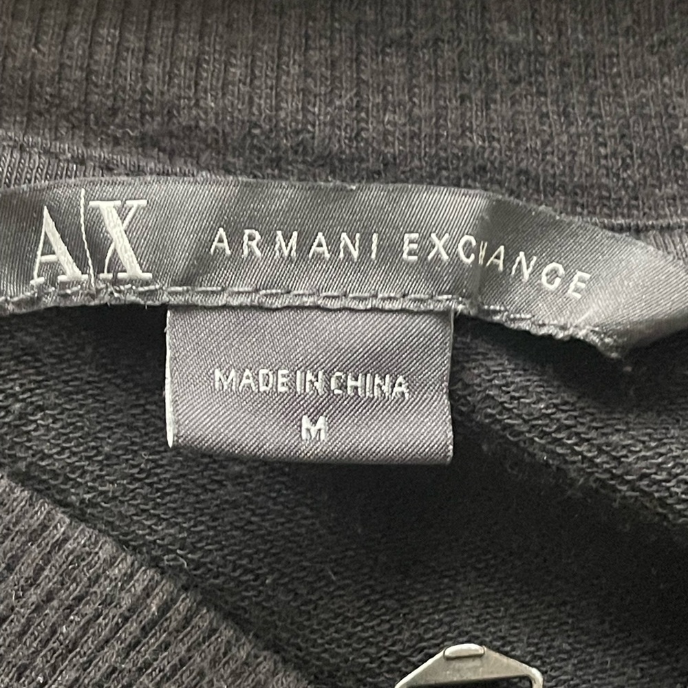 Armani Exchange Lace Up Zip Jacket Sweater Tunic Size Medium - Picture 7 of 7